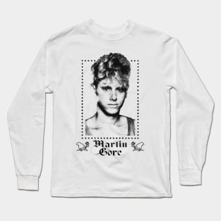 Martin Gore /\/\/\/ Gothic Retro Fan Design Long Sleeve T-Shirt